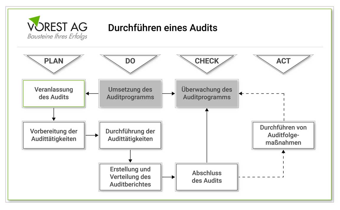 Durchführung eines Audits Grafik der VOREST AG